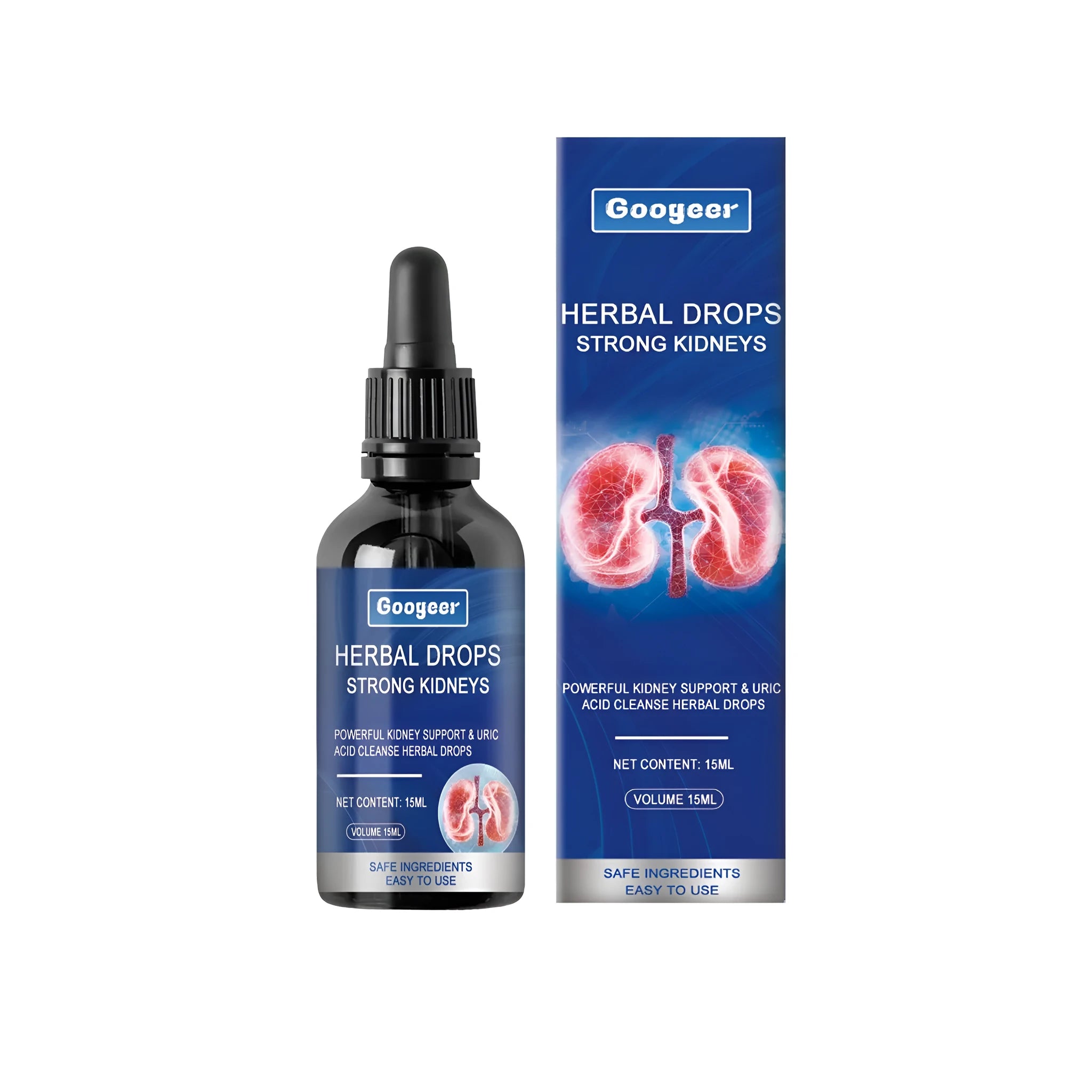 15ml bottle of herbal care drops with dropper for muscle and joint massage relief