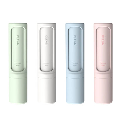 Rotating cylinder electrostatic hair remover brush in multiple colours