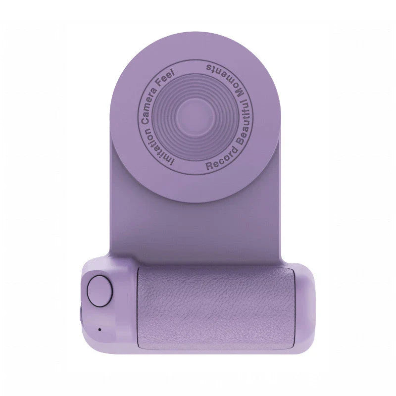 Versatile magnetic phone grip tripod with rotating design, powerful magnetic base, and premium materials for stable, blur-free mobile photography