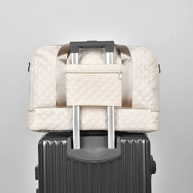 Large capacity Oxford cloth travel bag in a street trend style with multiple colour options