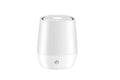 White USB flame effect humidifier aromatherapy diffuser with Type-C cable on desktop