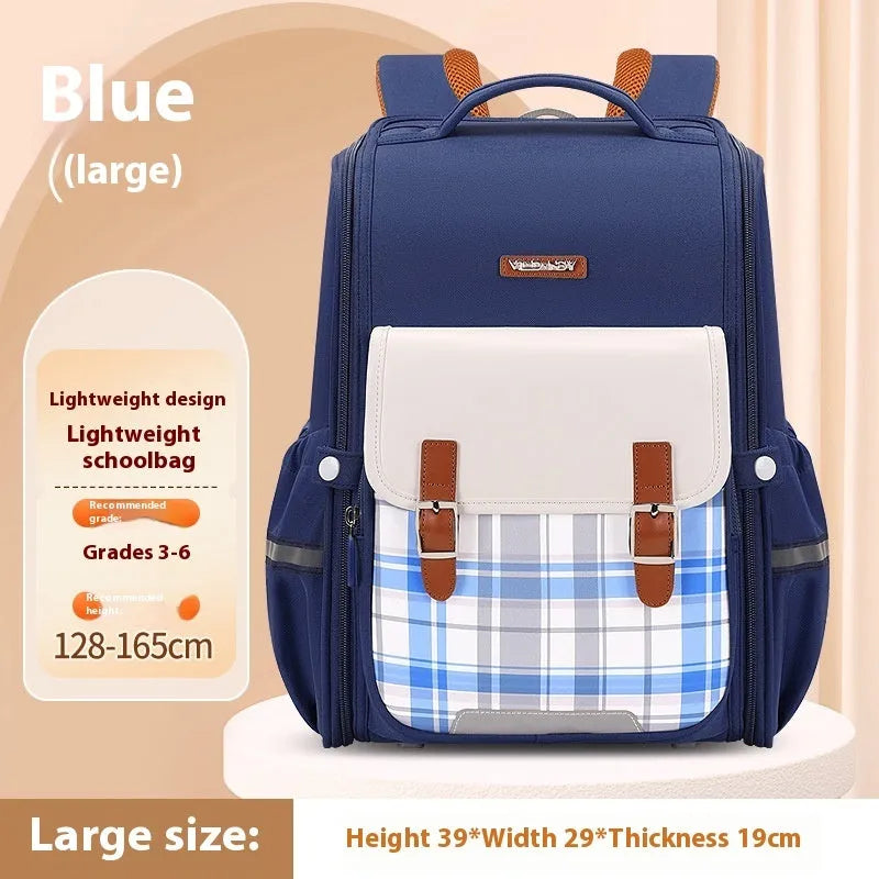 Student school backpack in Oxford cloth available in two sizes and eight colour options for grades 5-6