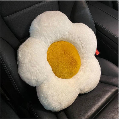 Daisy Slow Rebound Imitation Rabbit Hair Cushion in memory cotton, available in multiple colours