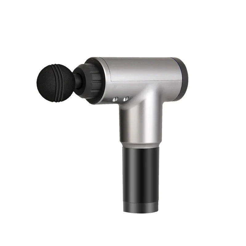 Household Electric Fascia Gun with multiple massage heads for muscle relief