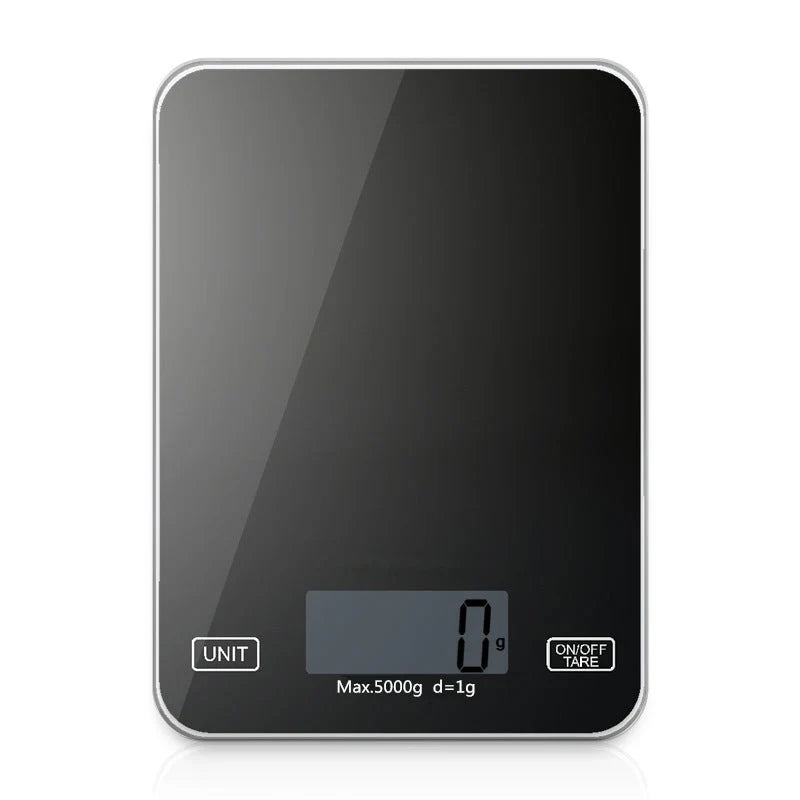 Mini glass platform baking scale with HD LCD display for precise measurements