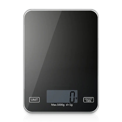 Mini glass platform baking scale with HD LCD display for precise measurements