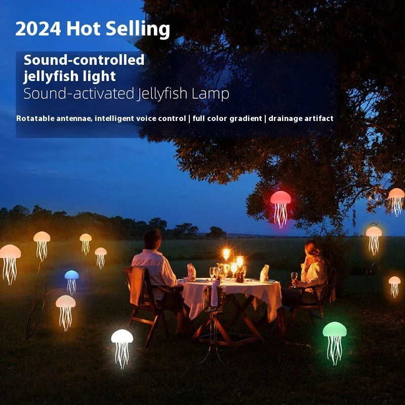 Jellyfish Mood Lamp with Mesmerizing Color-Changing Lights and Swaying Tentacles