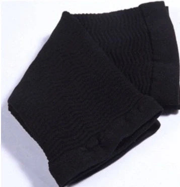 Compression sleeves with wave pattern design for arm slimming and muscle stimulation