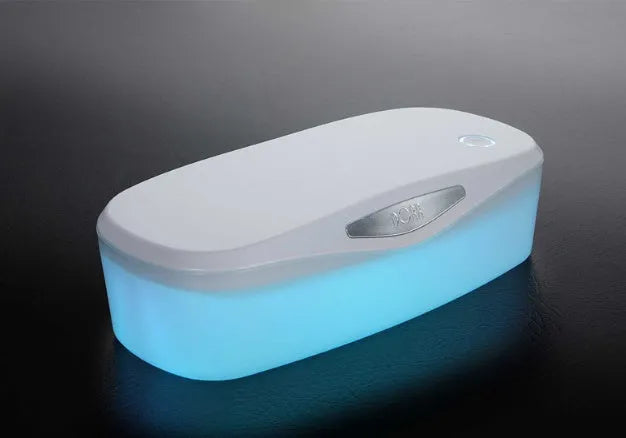 DORR UV disinfection box for sanitising mobile phones with ABS plastic body.