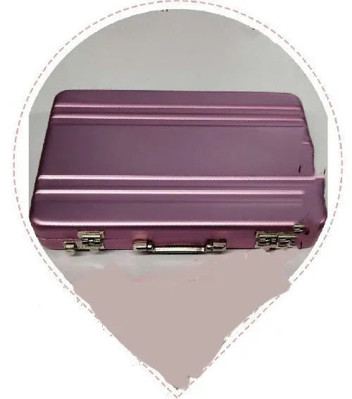 Aluminium alloy metal card holder in multiple colours showing slim 16mm profile