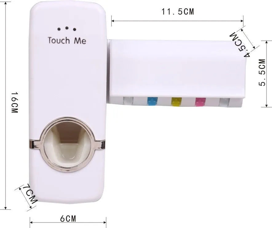 White or wine red plastic and silicone wall-mounted toothbrush holder set with pump dispenser for bathroom organisation