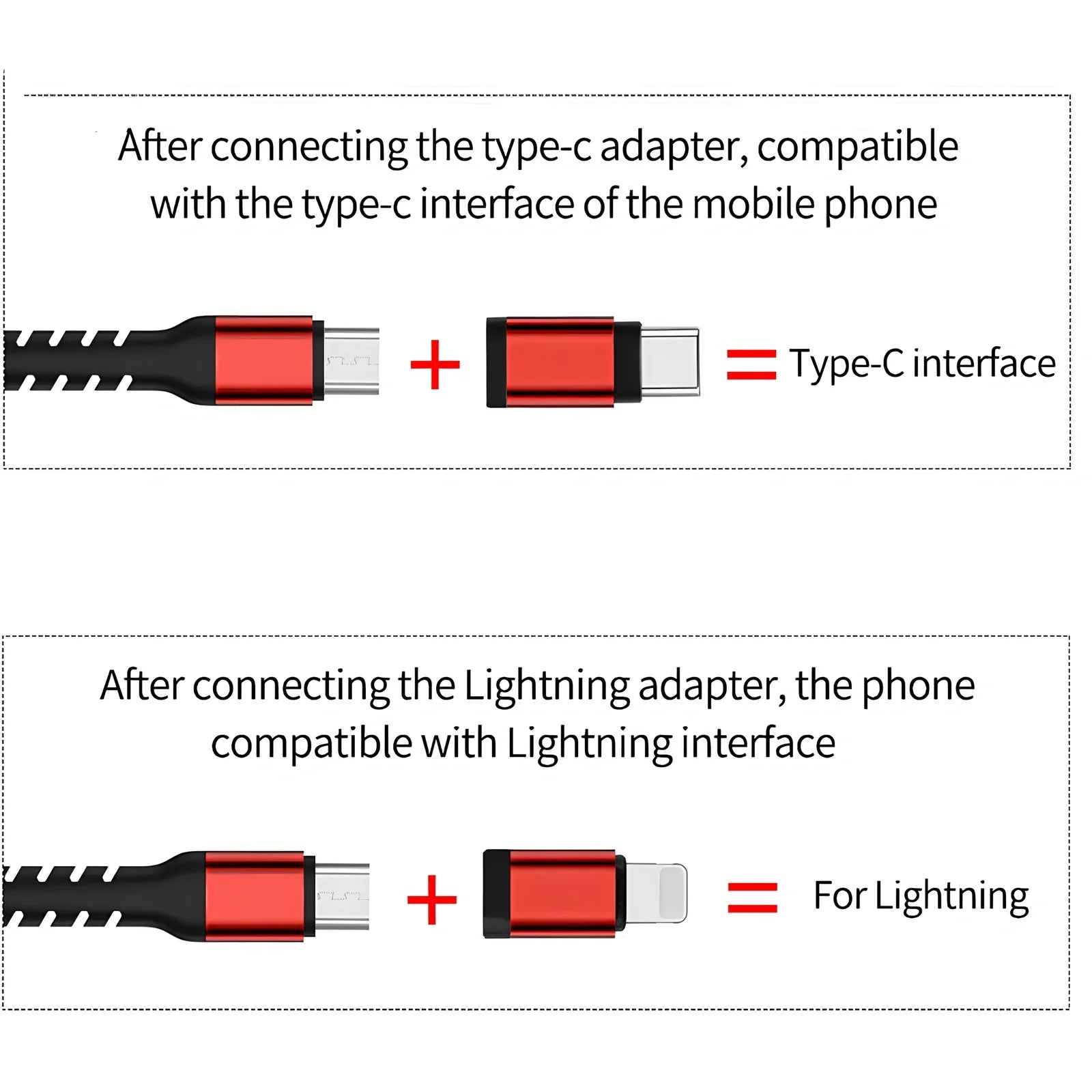 Black 4K 3in1 HDMI wireless WiFi adapter cable connecting Android iOS phone to TV for screen mirroring