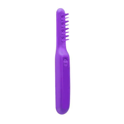Purple Electric Detangling Brush with scalp massage function