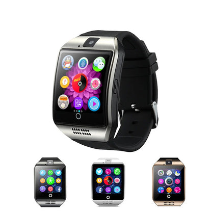Bluetooth smart watch for men with touch screen and camera in various colors
