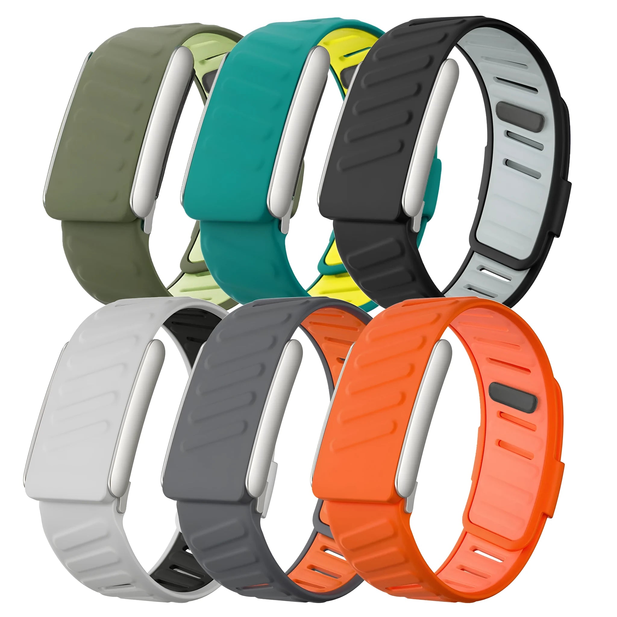 One To One For Whoop 50 One Peak MG wristband replacement strap in multiple colours for fitness use
