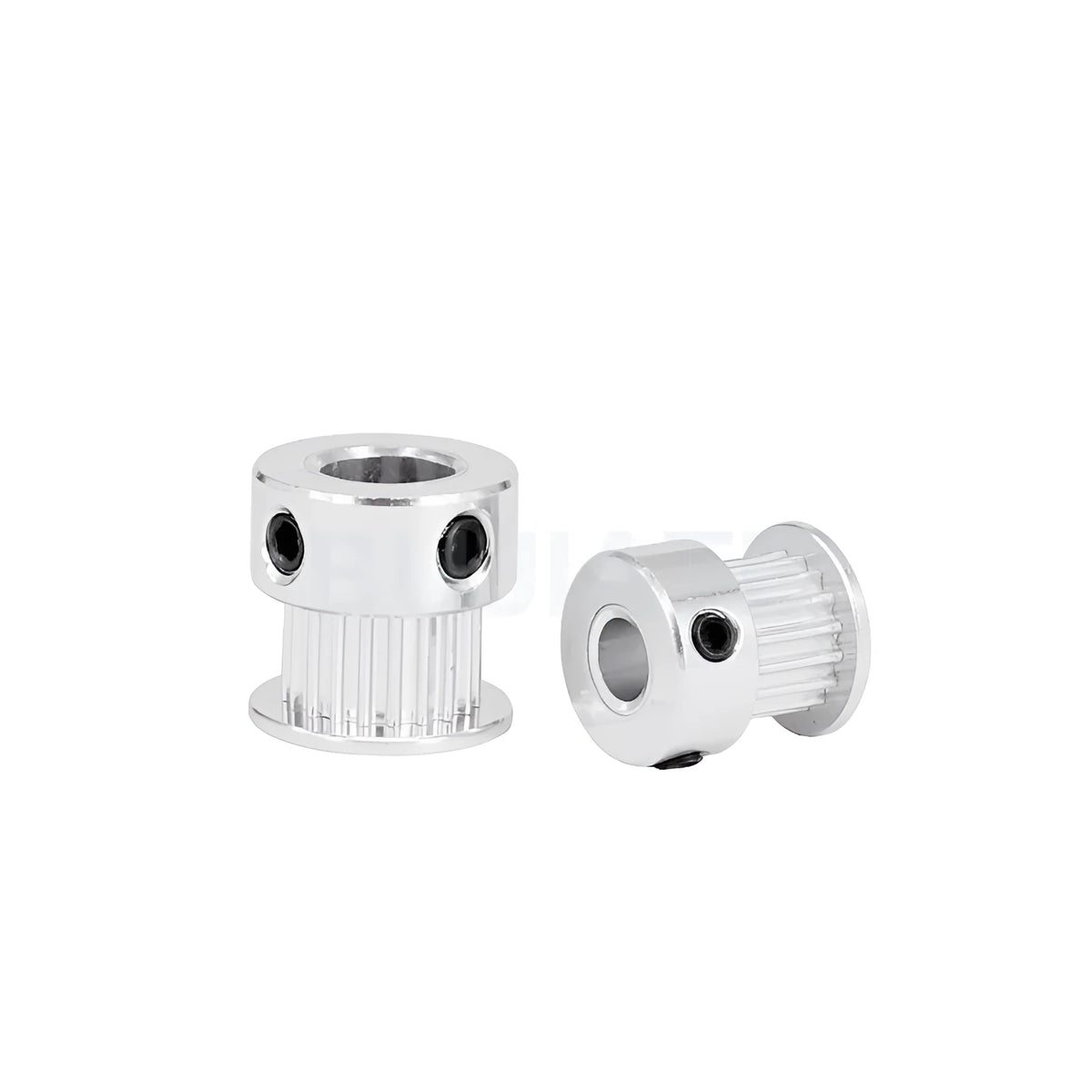 White stainless steel 2GT timing belt gear for 3D printer extrusion