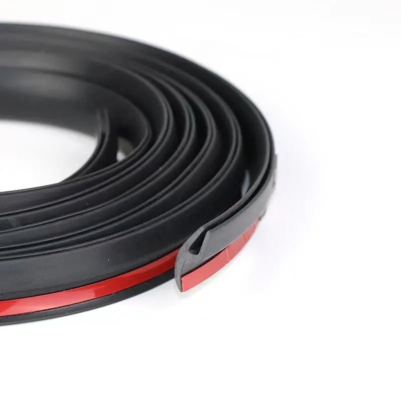 Car H-type self-adhesive sealing strip showing H-profile cross-section and adhesive backing