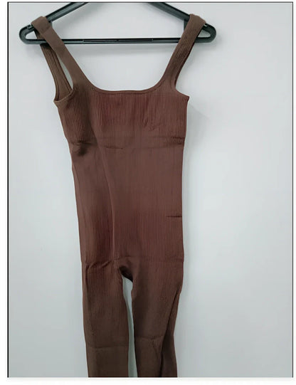 Women's black sleeveless vest bodysuit in one-piece design, polyester solid colour, sizes S-XXL