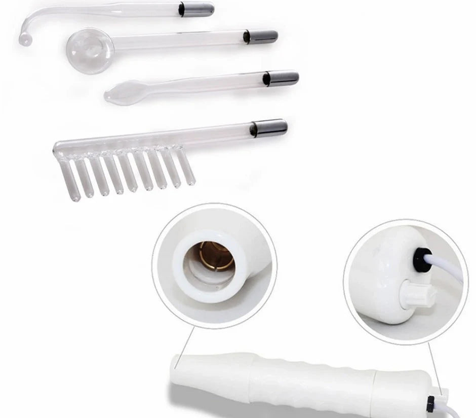 High-frequency electrotherapy beauty instrument for acne treatment and skin healing