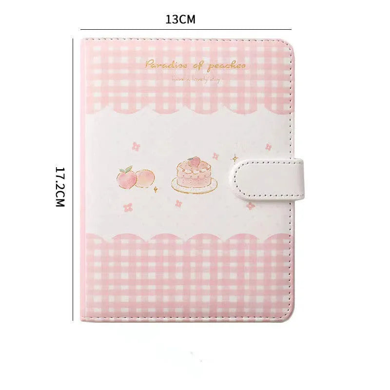 A5 hardcover notebook with imitation leather cover and wired binding, 130x172mm, double offset paper