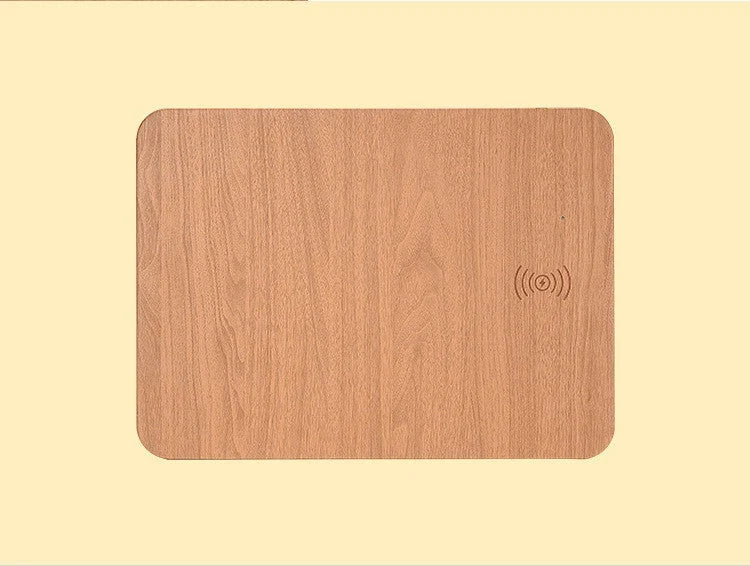 Wooden wireless charger with QI 1.1 standard and 5W output