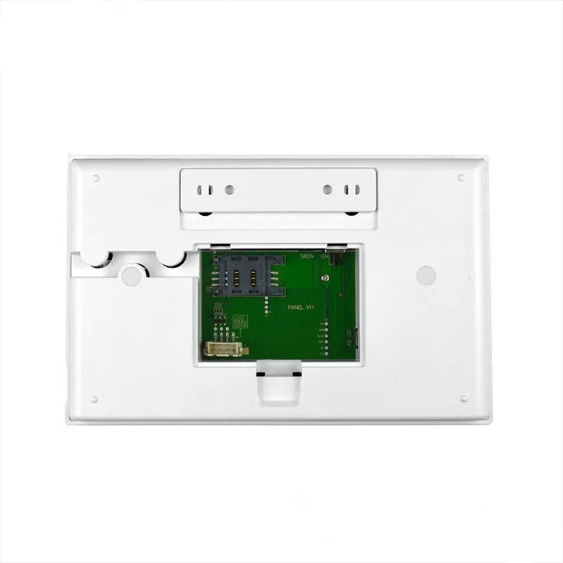 Intelligent WiFi GSM touch button household burglar alarm host unit in ER G30 style.