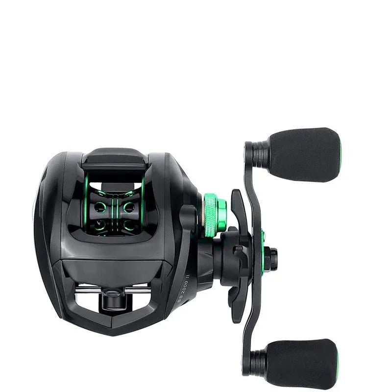 Dedicated lure rod water drop wheel blackening fishing reel with 2000 series wire cup capacity