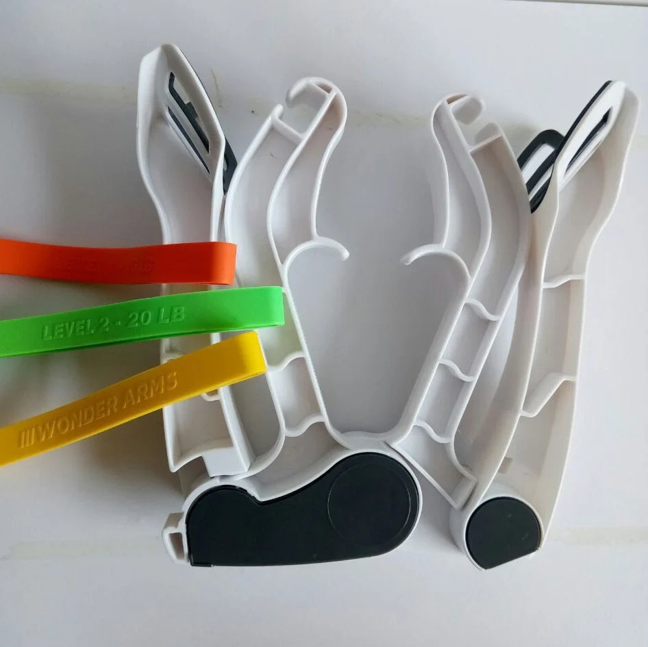 White arms and upper body workout equipment with 560g weight for home fitness training