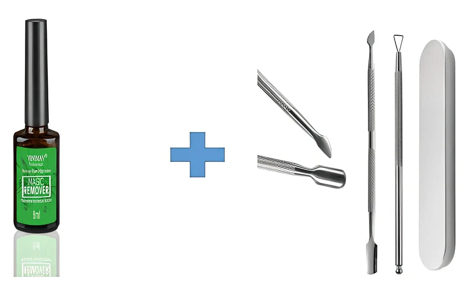 Burst Magic 15ml nail polish remover bottle, 5x3x3cm, for fast 1-2 minute gel soak-off and degreasing