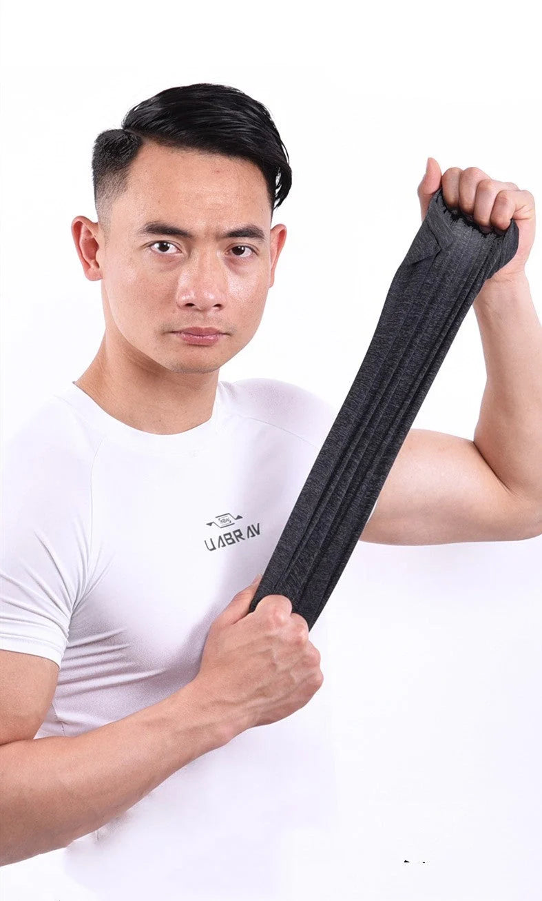 Custom ice silk sports headgear in various colors for unisex use