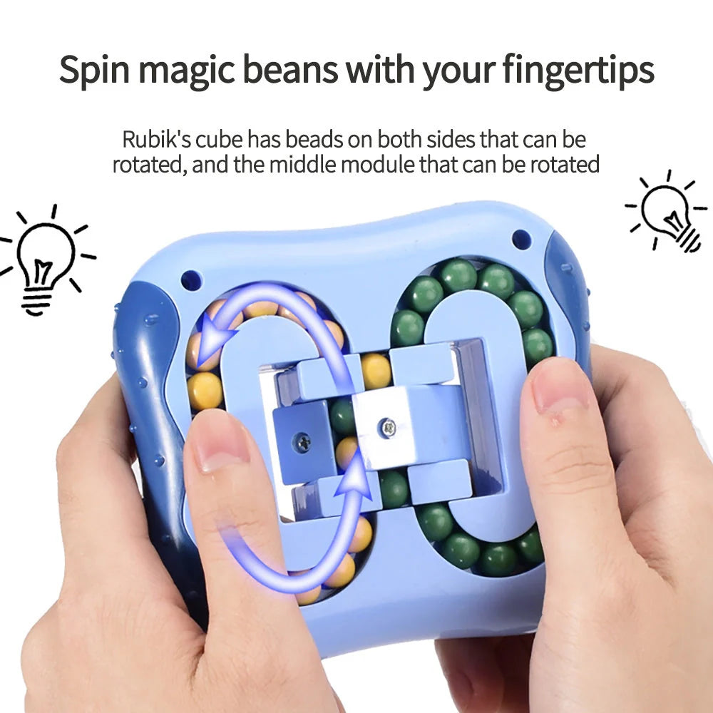 Little Magic Beans Toy - blue educational and stress-relief cube for kids