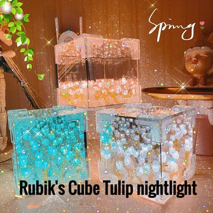 DIY Tulip Flower Night Light Kit in various colours for home decor