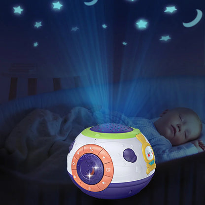 Starry Sky Night Light Projector with soothing lights and sounds for children's bedrooms