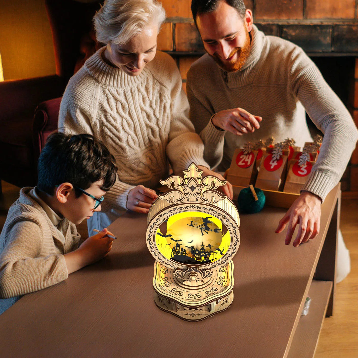 Home Fashion Simple Holiday Carnival Lights Styling Puzzle Toys for festive decoration