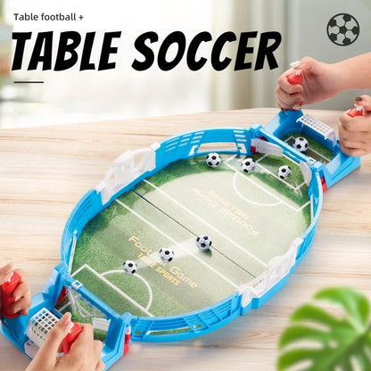 Mini football board game kit for kids, portable tabletop soccer set