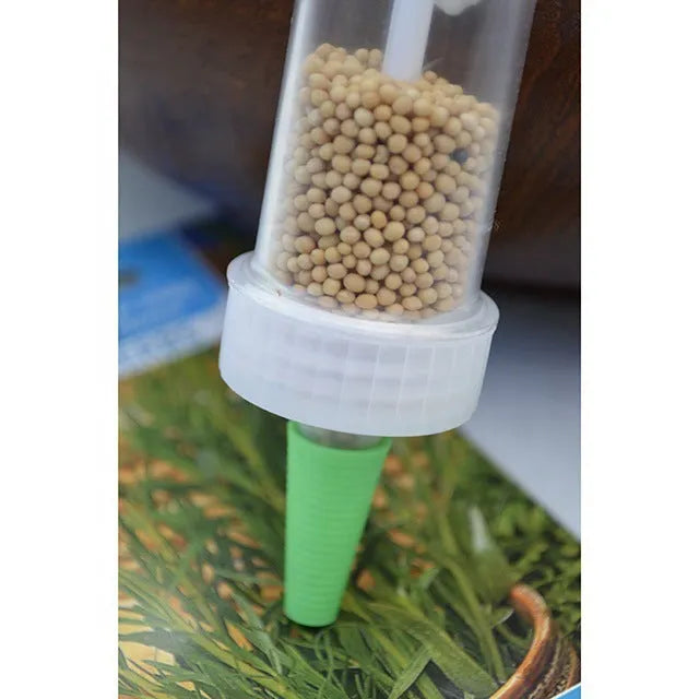 12cm long mini seed sower tool with 3cm diameter for container gardening