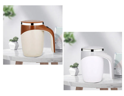 Rechargeable Automatic Stirring Coffee Mug with Hands-Free Blending for Hot Drinks