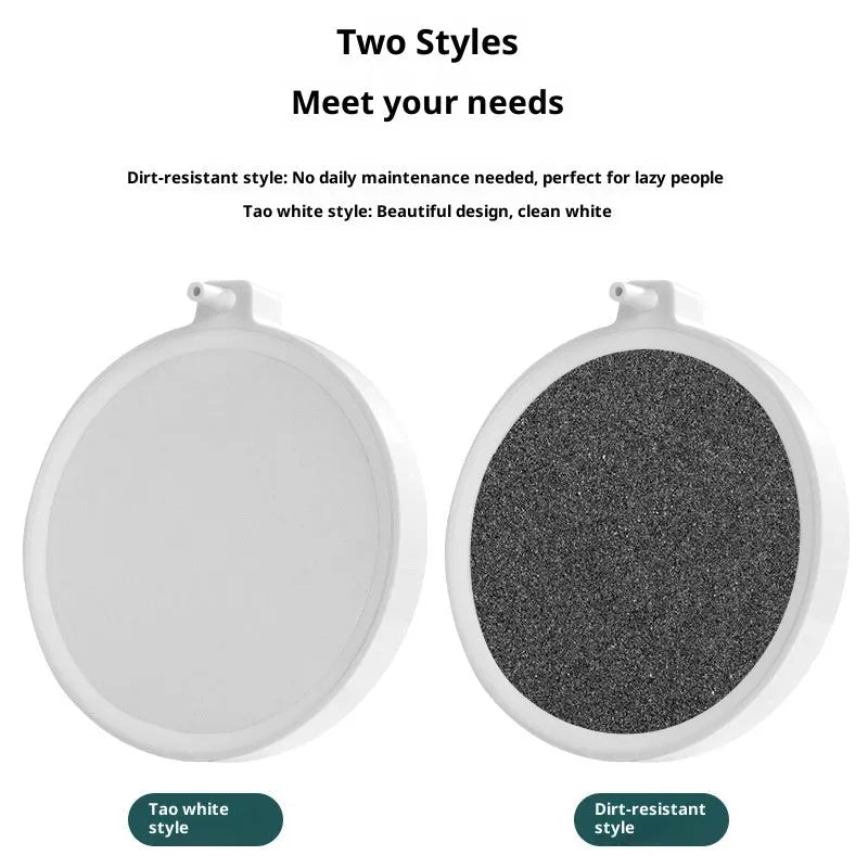 Oxygen nanometer gas disk stone air refiner with 5cm and 8cm sizes, white stone finish