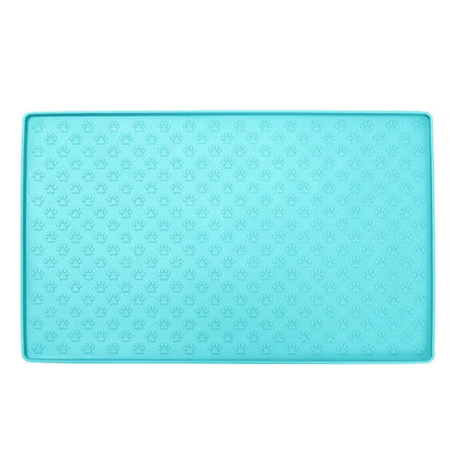 Waterproof silicone pet placemat in various colours for dogs and cats