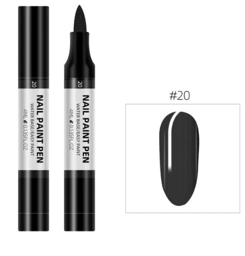 24-colour nail polish painting pen set for 3D nail art designs