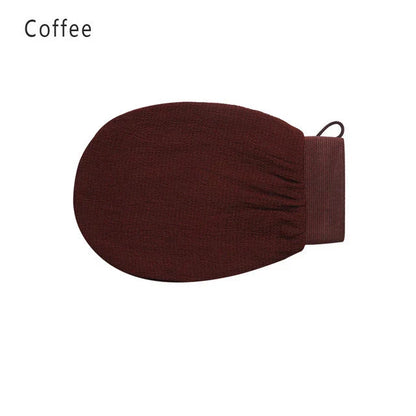 Single Layer Rayon Bath Rub Towel in various colors for gentle skin exfoliation