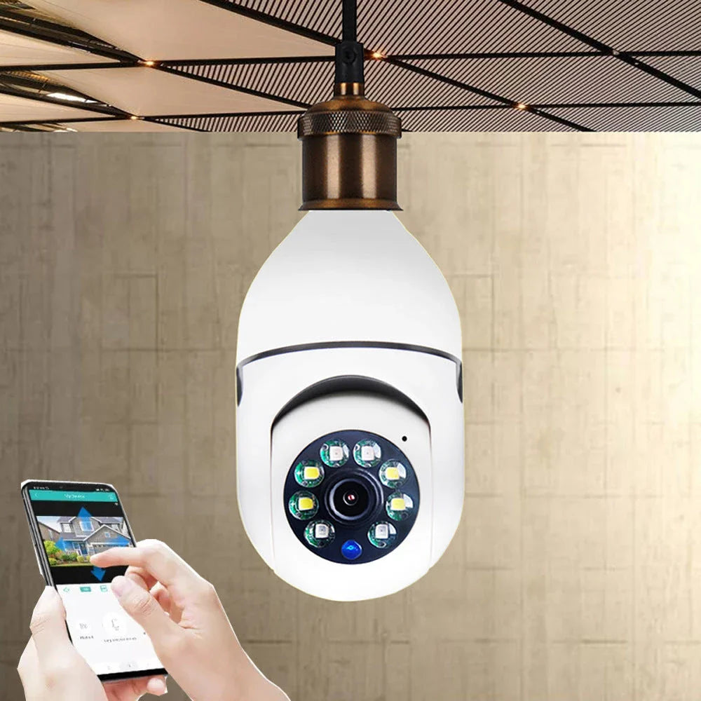 Versatile 1080p WiFi security camera with 4X zoom, automatic tracking, day and night surveillance, and Alexa compatibility for home security