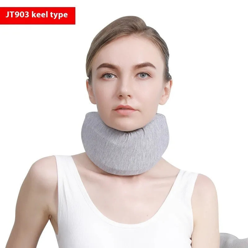 PP plastic neck brace posture corrector for cervical spine support, shown in a selection of colours.