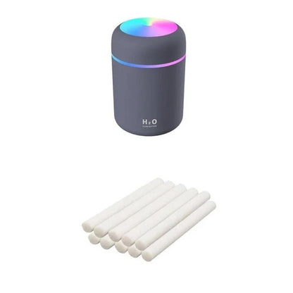 Mini USB Desktop Humidifier with Soothing Mist, Color-Changing Lights, and Quiet Operation