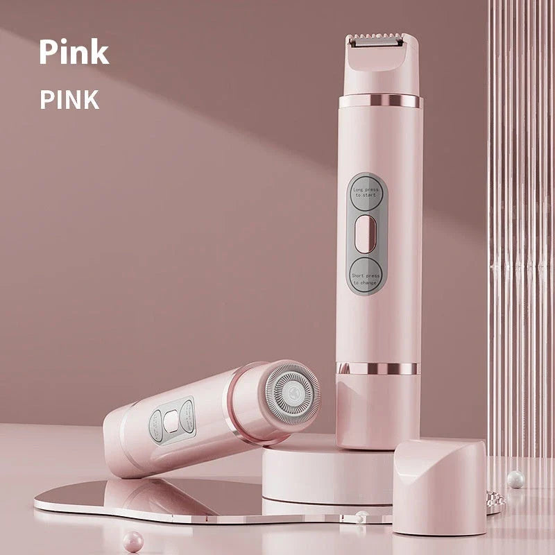 Premium electric shaver and painless women's epilator for flawless hair removal on face, underarms, legs, and bikini area