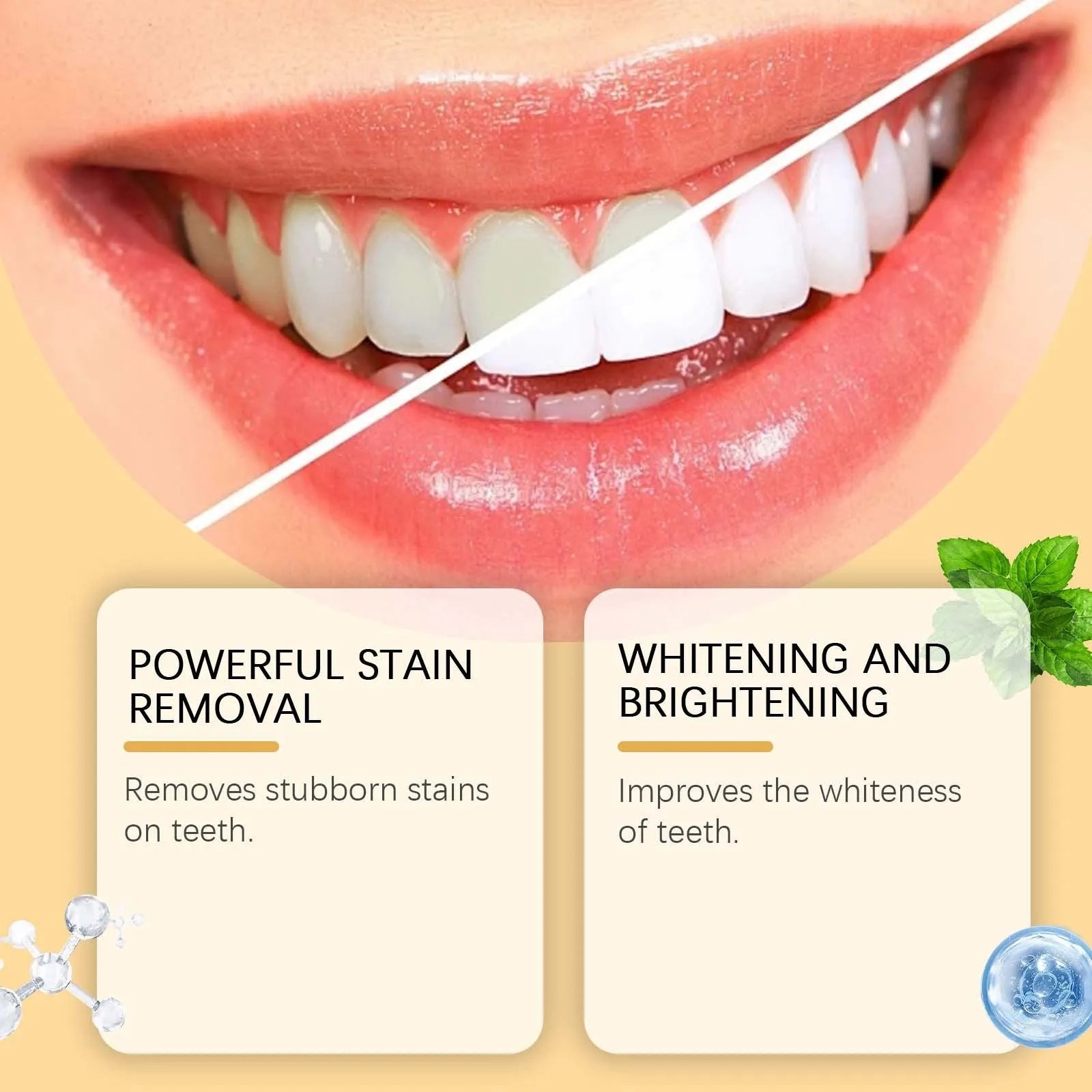 2ml oral care pen for teeth brightening with hydrogen peroxide formula in portable design