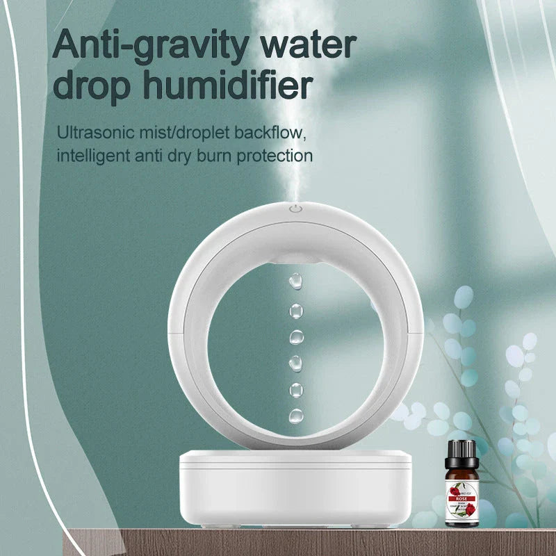 Levitating Humidifier with Ultrasonic Mist Technology, Captivating Air Hydration Device