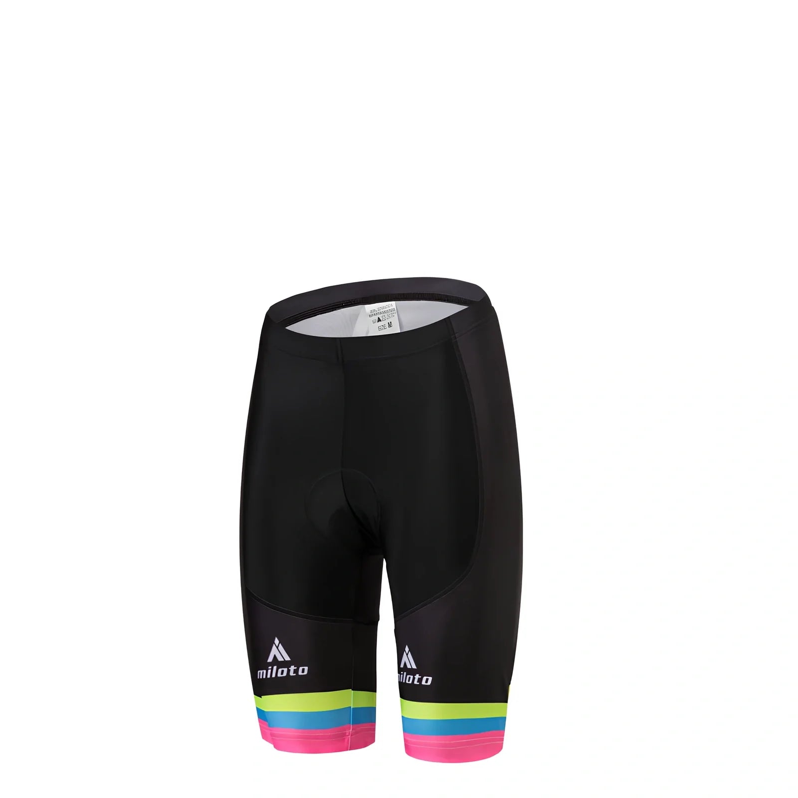 Falina Flamboyant cycling jersey and shorts set in black or white with moisture-wicking fabric
