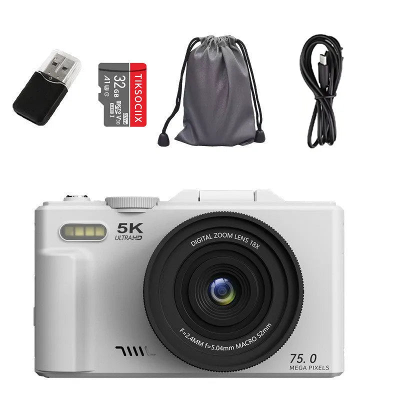 CCD HD digital camera with WiFi transmission, plastic body, full HD screen, 11.5cm x 4.6cm x 6.95cm