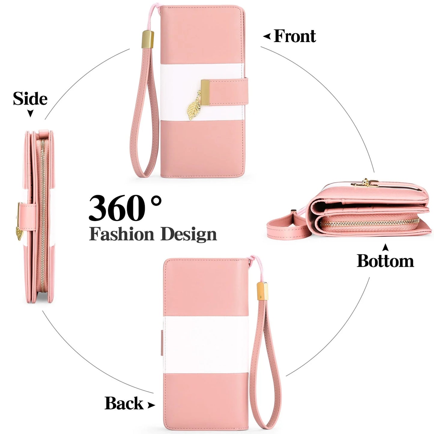 Anti-theft PU leather handbag in various colours with lock opening